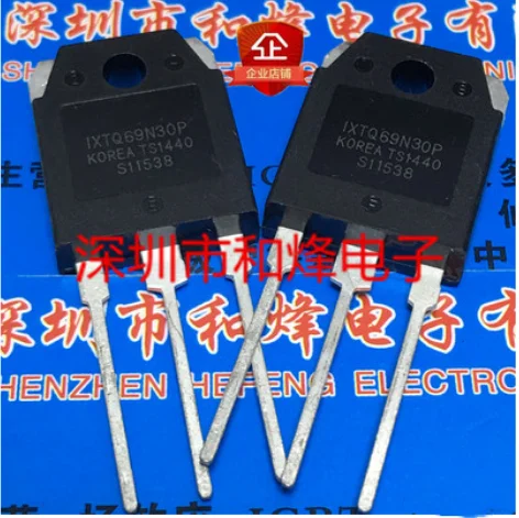 

Free shipping 10PCS IXTQ69N30P TO-3P 300V 69A
