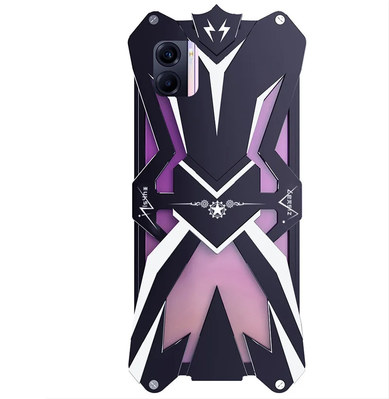 Original Zimon Luxury Thor Heavy Duty Armor Metal Aluminum Mobile Phone Case For Vivo Y32 Y32t Y33 Y55 Y77 Y76 Y73t Y76s Cover