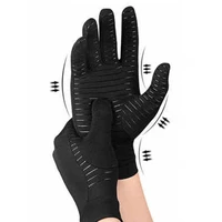 copper compression arthritis gloves hand gloves hand wrist support non slip unisex gloves finger joint wrist pain relief