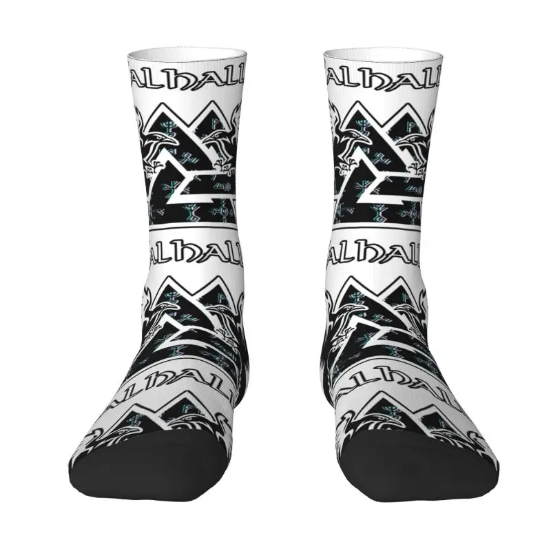 

Cute Printing Viking Odins Ravens Socks for Women Men Stretchy Summer Autumn Winter Crew Socks