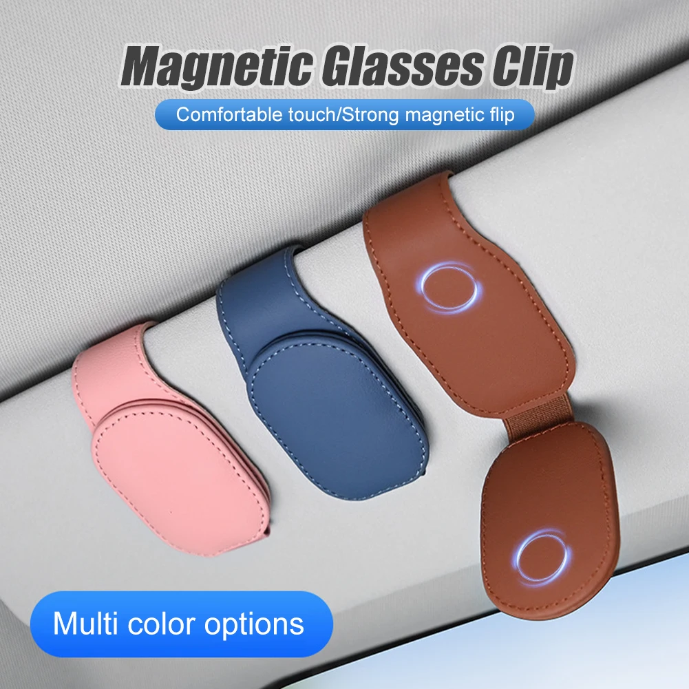

Universal Car Auto Sun Visor Glasses Box Sunglasses Clip Card Ticket Holder Stand Fastener Pen Case Eyeglasses Car Accessories