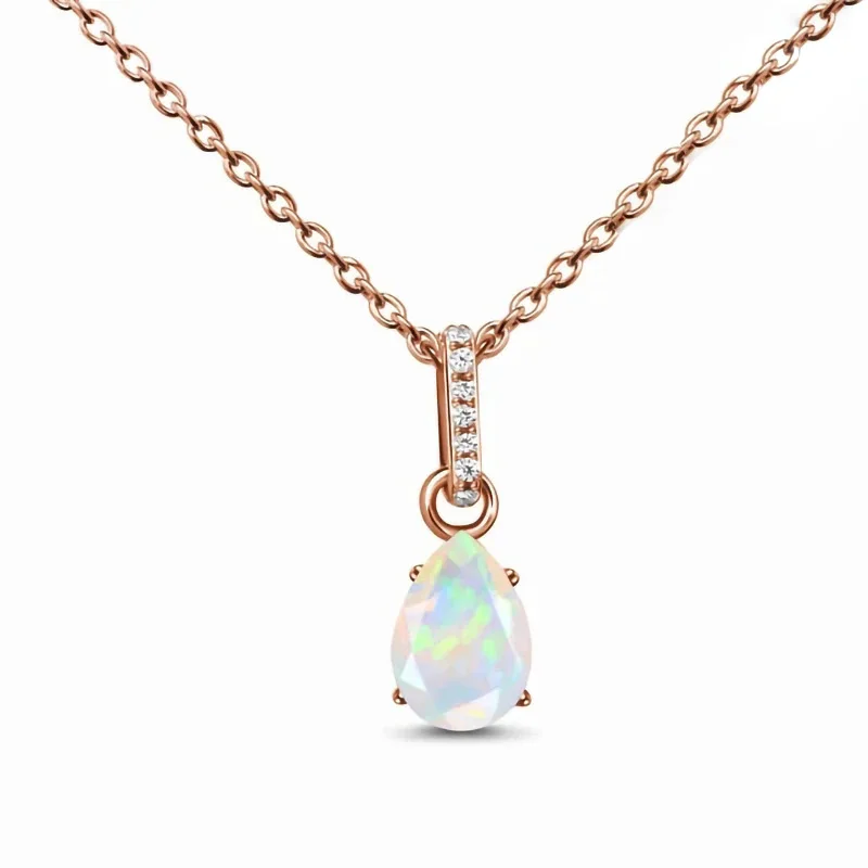 

New 100% 925 Sterling Silver Round Heart-shaped Romantic with Clear CZ Simple Necklace for Women Original Fashion Jewelry Gift