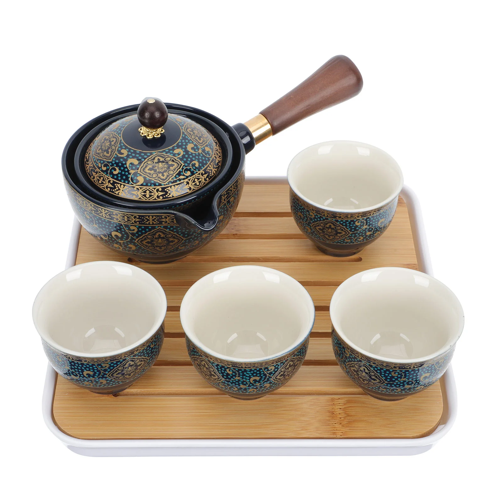 

Ceramic Tea Set Asian Tea Cups Tea Kettle Infuser Loose Leaves Porcelain Teapot Set Ceramics Chinese Tea Kettle Travel