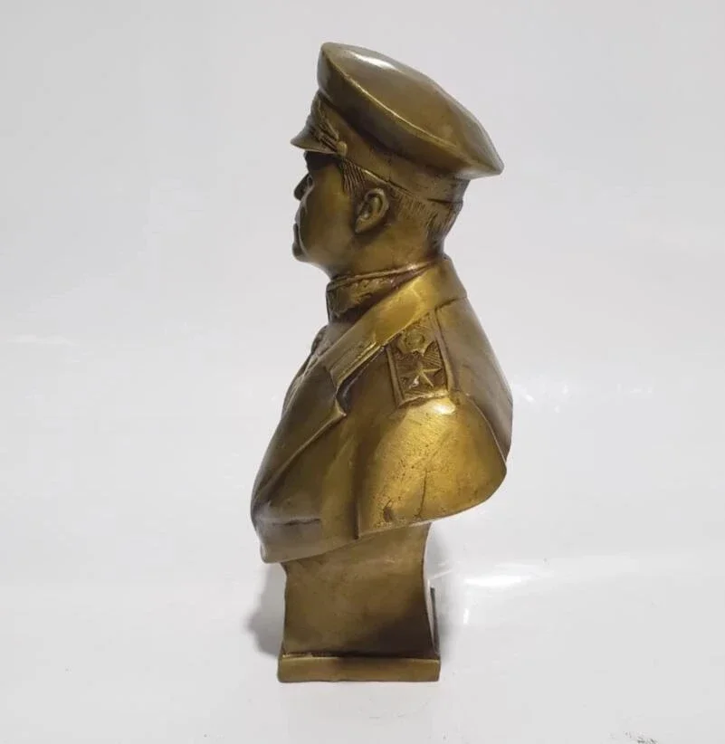 Латунная статуя портрета головы Жуков Костянтиновича