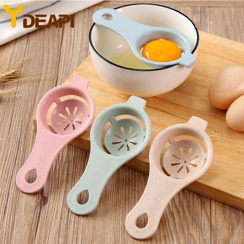

YDEAPI Egg White Yolk Separator Tool Food-grade Egg Baking Cooking Kitchen Tool Hand Egg Gadget Tool Egg Divider Sieve Seperator