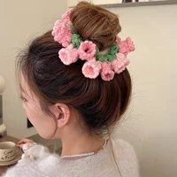 Вязаные резинки для волос #2