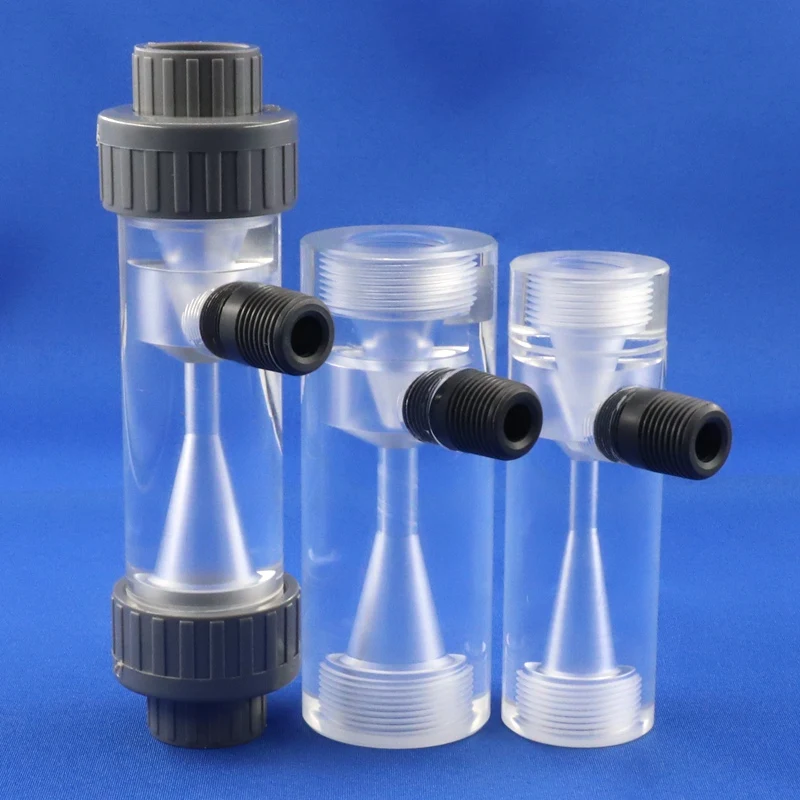 

Transparent PMMA Acrylic Water Injector Irrigation System Jet Venturi Fertilizer Mixer Jet Device Organic Glass Ejector (A)