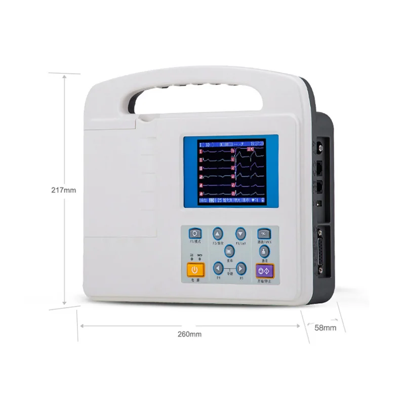 

Wh-16 Medical Portable Ecg Machine With Analyzer 3 6 12 Channel 23 Series Pathological Analysis Equipments Holter Ecg 12 Leads