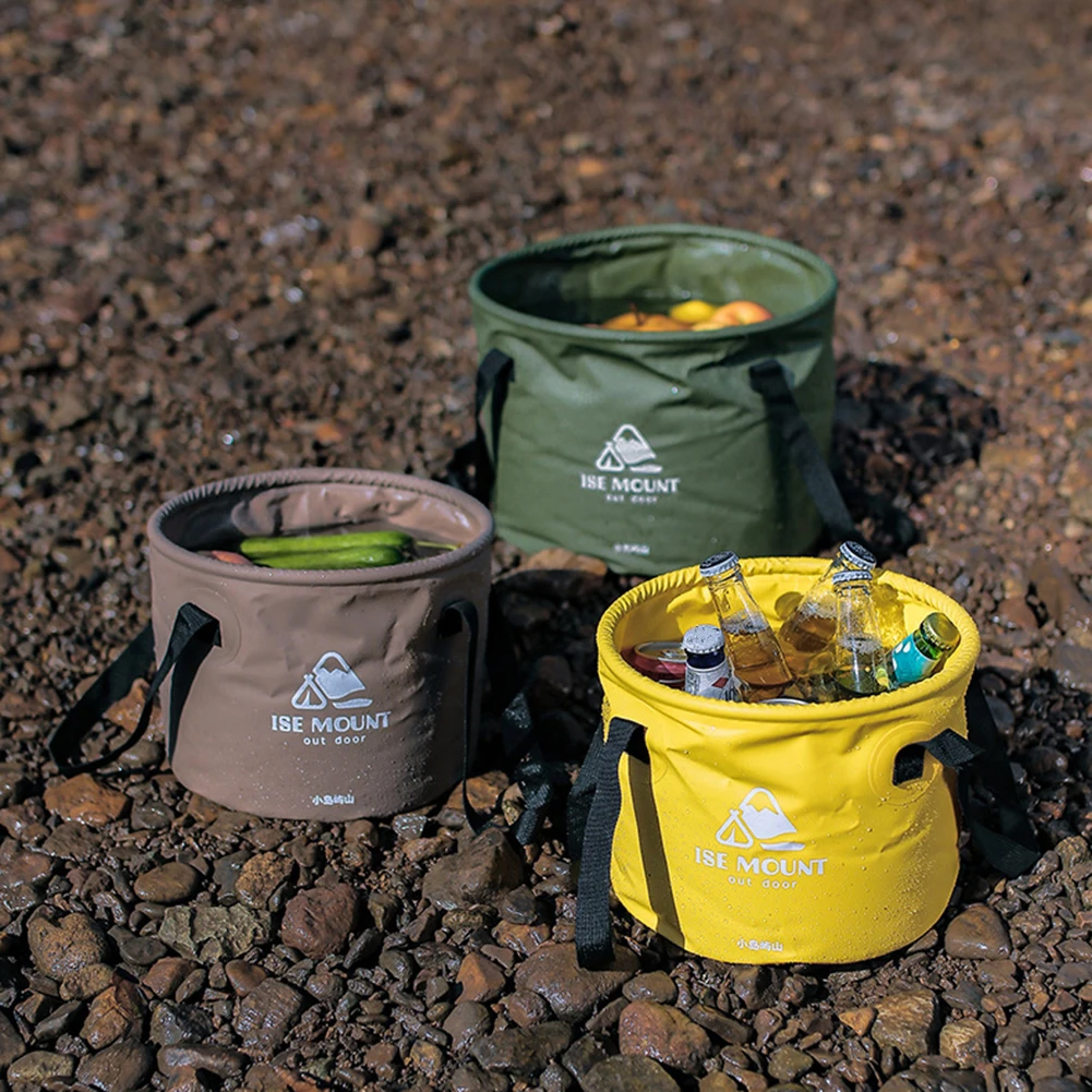 

Складное круглое ведро с ручкой, 10/20 л