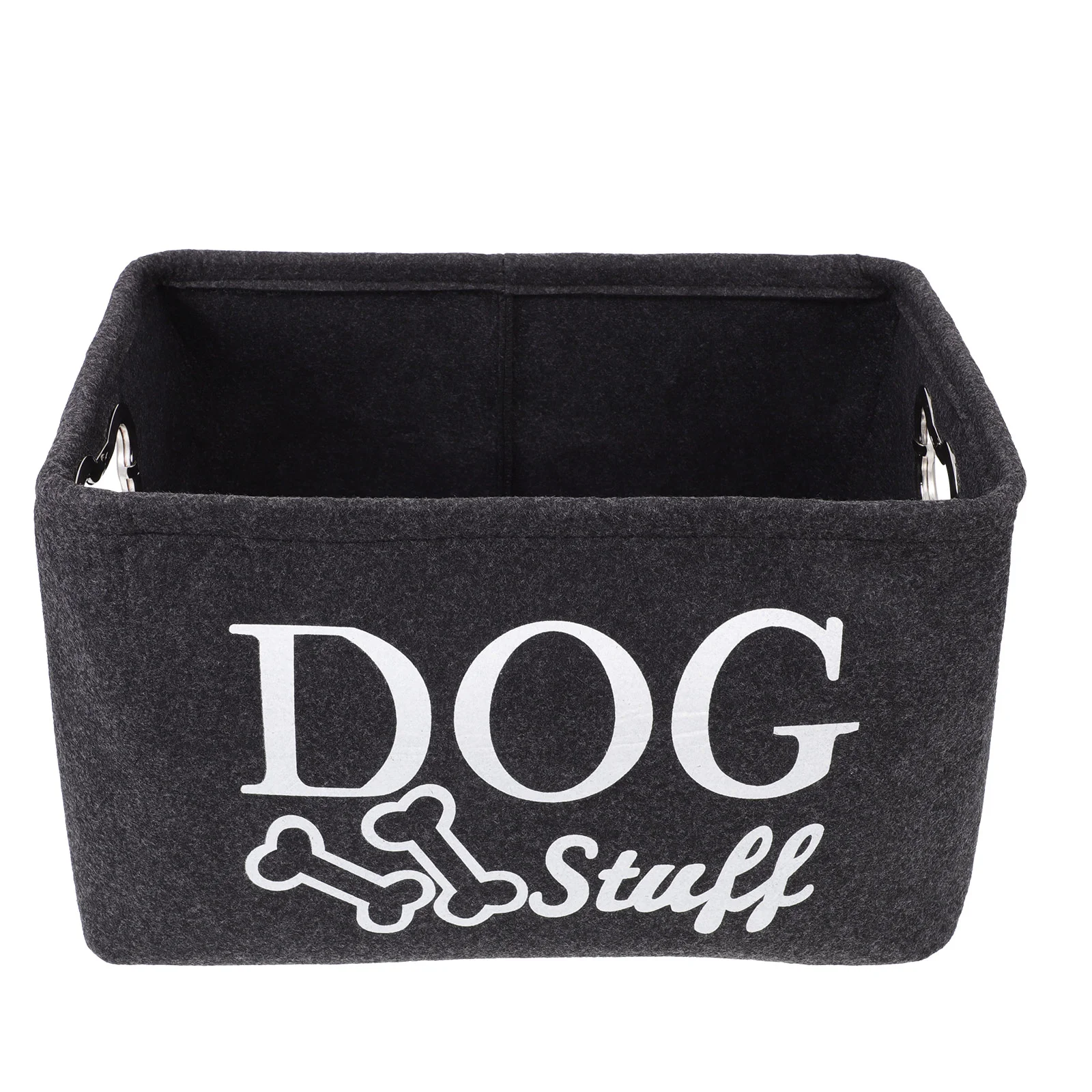 

Collapsible Storage, Basket Storage Bin with Handles Box for Organizing Leashes Clothes Blankets
