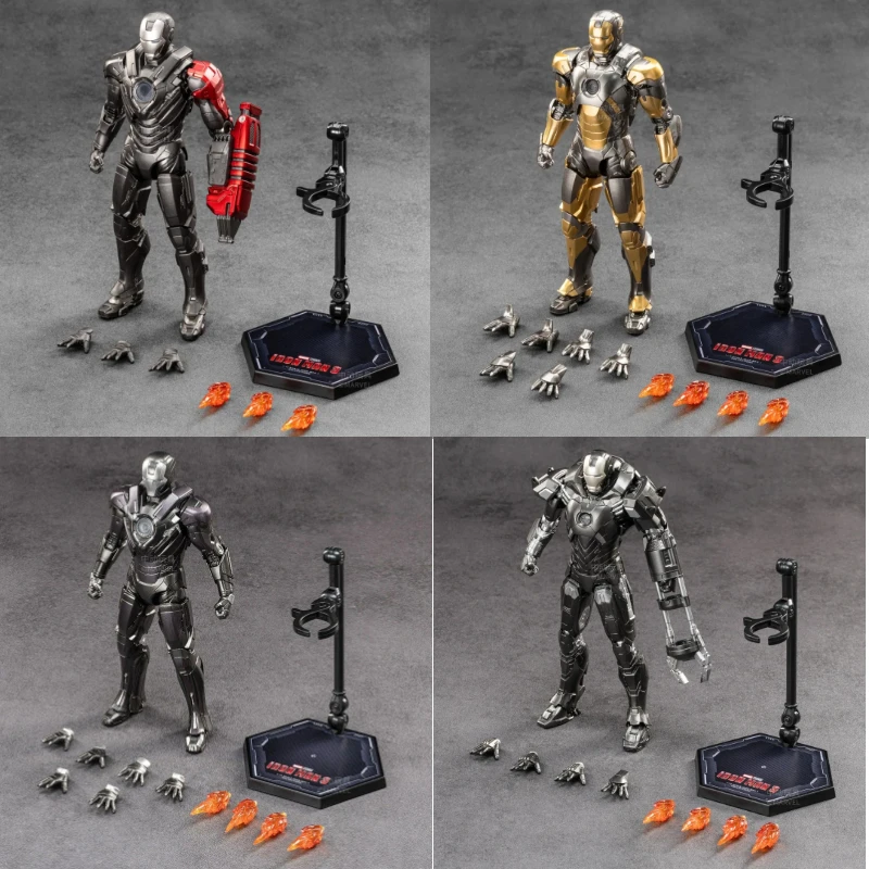 Фото Предзаказ: Коллекционные фигурки ZD Toys Iron Man MK20, MK31, MK29, MK34, MK32 из фильма, 7 дюймов, для взрослых №1
