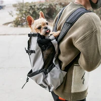 breathable pet dog carrier bag adjustable pocket pet backpack suitable for large dogs golden retriever backpack pet supplies
