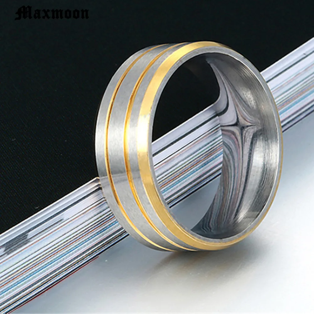 Maxmoon модные ювелирные изделия круглые кольца с цирконом для мужчин и женщин