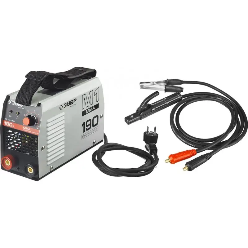 Аппарат сварочный инверторный ЗУБР МАСТЕР ЗАС М1 190 (Диапазон тока 20 190А 6.6 кВт