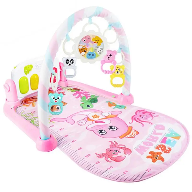 

Baby Gym Play Mats Baby Tummy Time Mat With Music And Lights Kick And Play Piano Gym Activity Center For Infants Baby Newborn