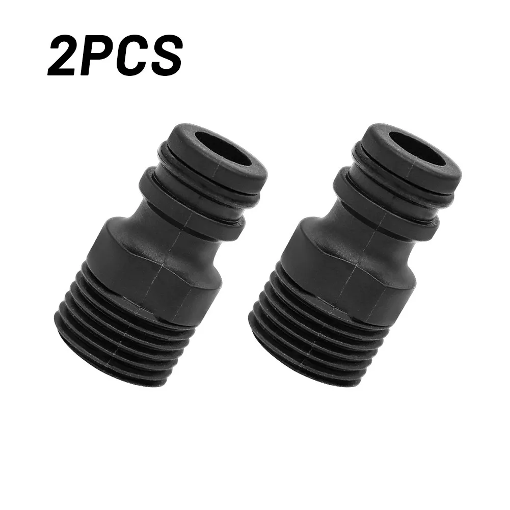 

2pcs 1/2\\\" Bsp Threaded Tap Adaptor Garden Water Hose Quick Pipe Connector Quick Couplings For Hoses Garden Accessories