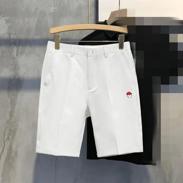 

Летние пятиконечные брюки для гольфа, мужские тонкие повседневные брюки, Корейская версия, универсальные модные брюки, свободные прямые шо...