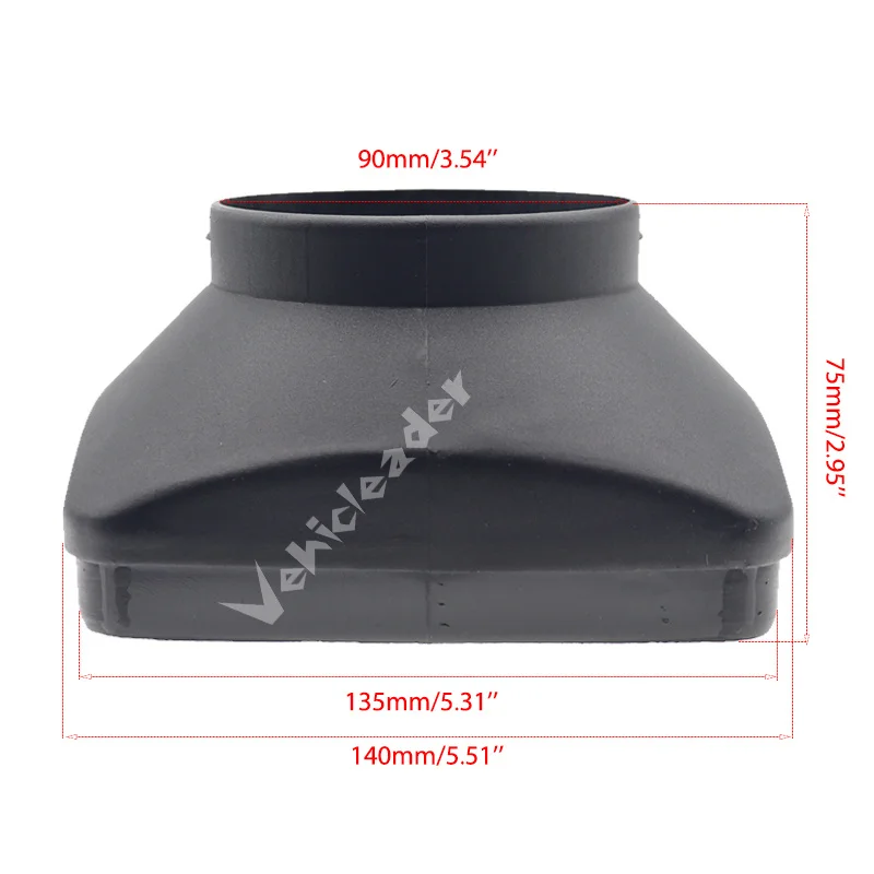 

42/60/75/90 мм крышка вентиляционного отверстия для воздушного дизельного парковочного обогревателя мощностью 2 кВт/5 кВт, детали для обогревателя Webasto для автомобиля, грузовика, автобуса, каравана