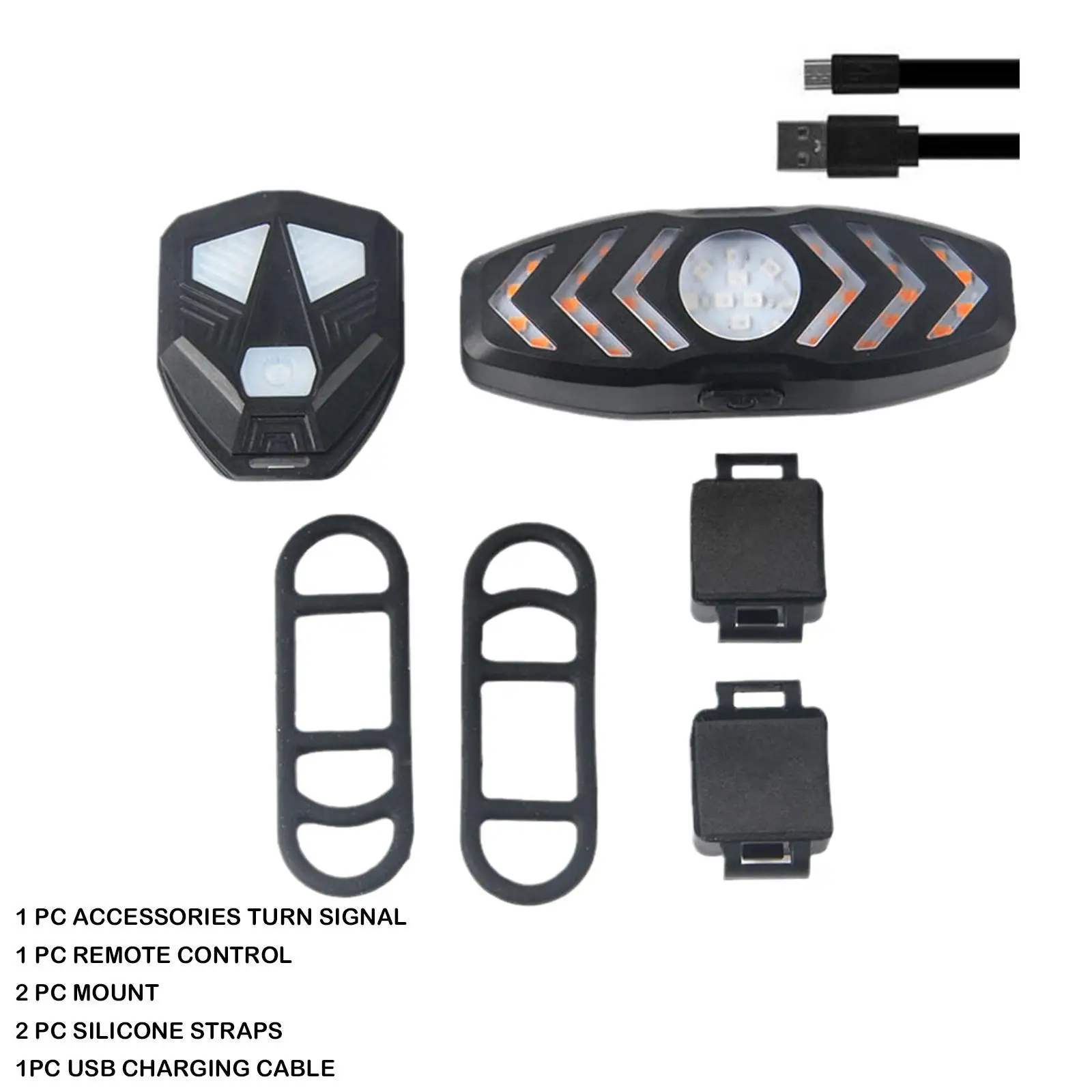 

Задний фонарь для горного велосипеда, с сигналом поворота и дистанционным управлением