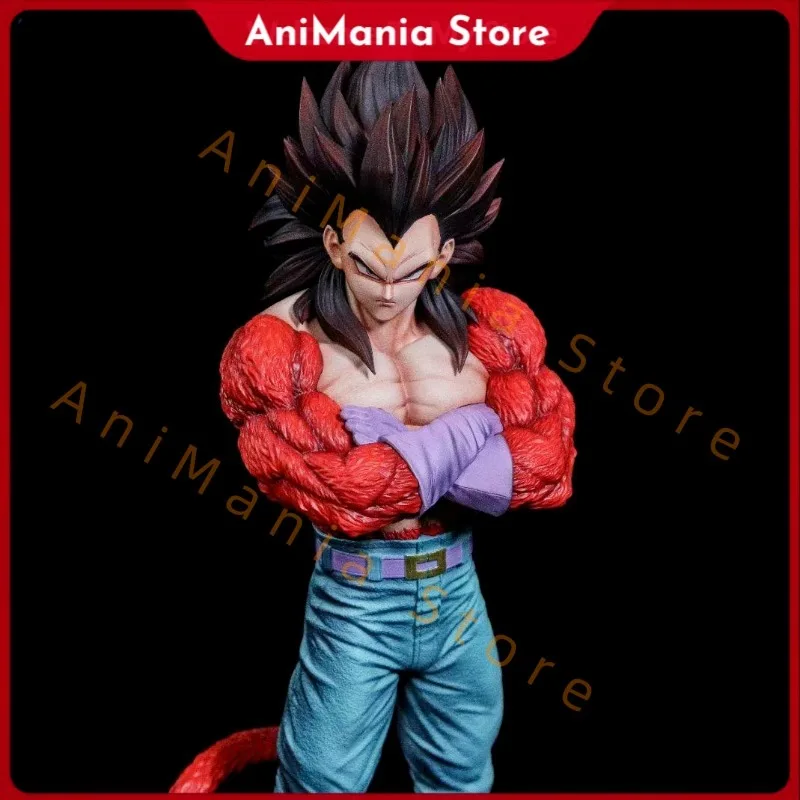 Фото Статуя Jt Dragon Ball Super Saiyan 4 Vegeta Goku Аниме Фигурка 31 см Коллекция моделей Brother Настольная игрушка в подарок на складе №2