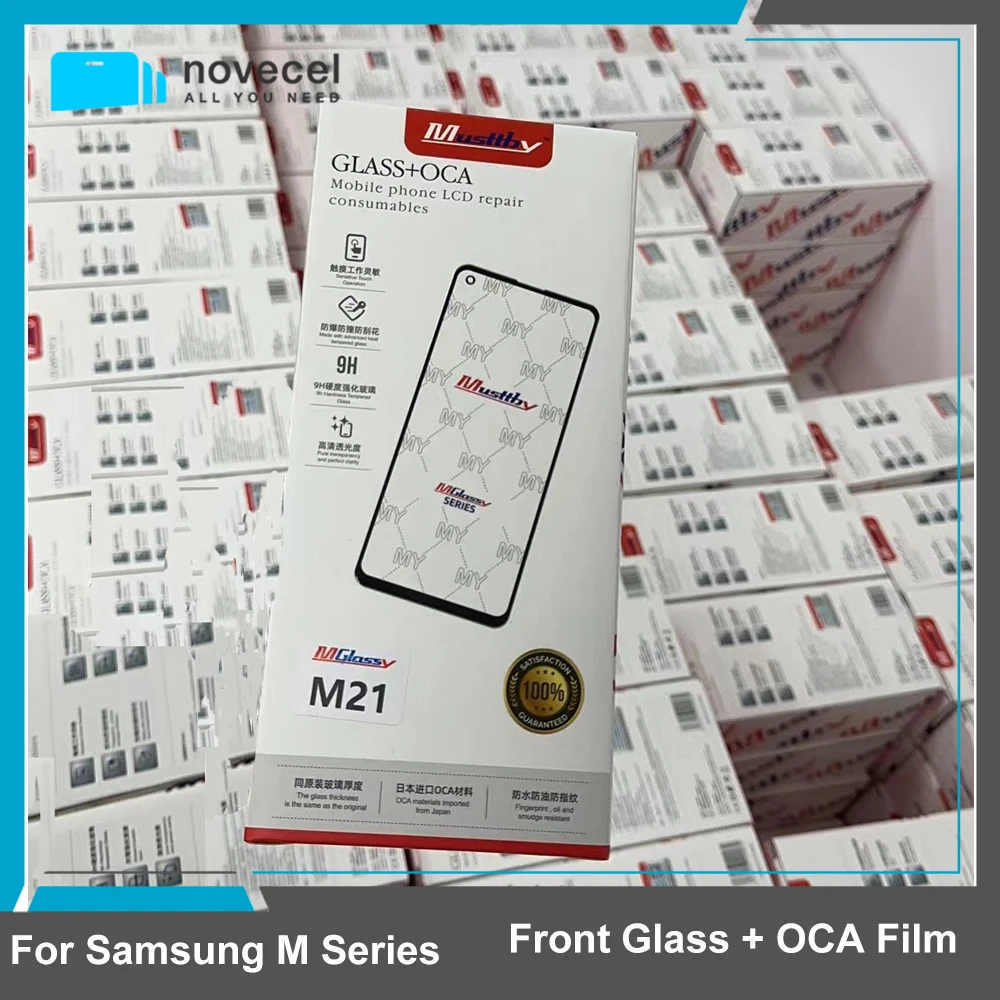 Переднее стекло Musttby с OCA для Samsung M10S M11 M12 M13 M14 M20 M21 M22 M23 M30 M31 M33 M40 M41 M51 M54 M62 4G, 5 шт.