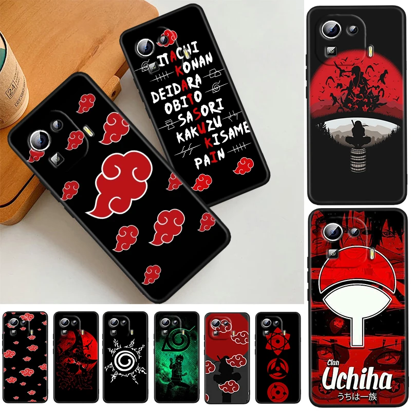 

Popular Anime NarutoFor Xiaomi Mi 12 12X 11T 11 11i 10i 10T 10S Note 10 9T 9 SE Lite Ultra Pro 5G Black Capa Phone Case
