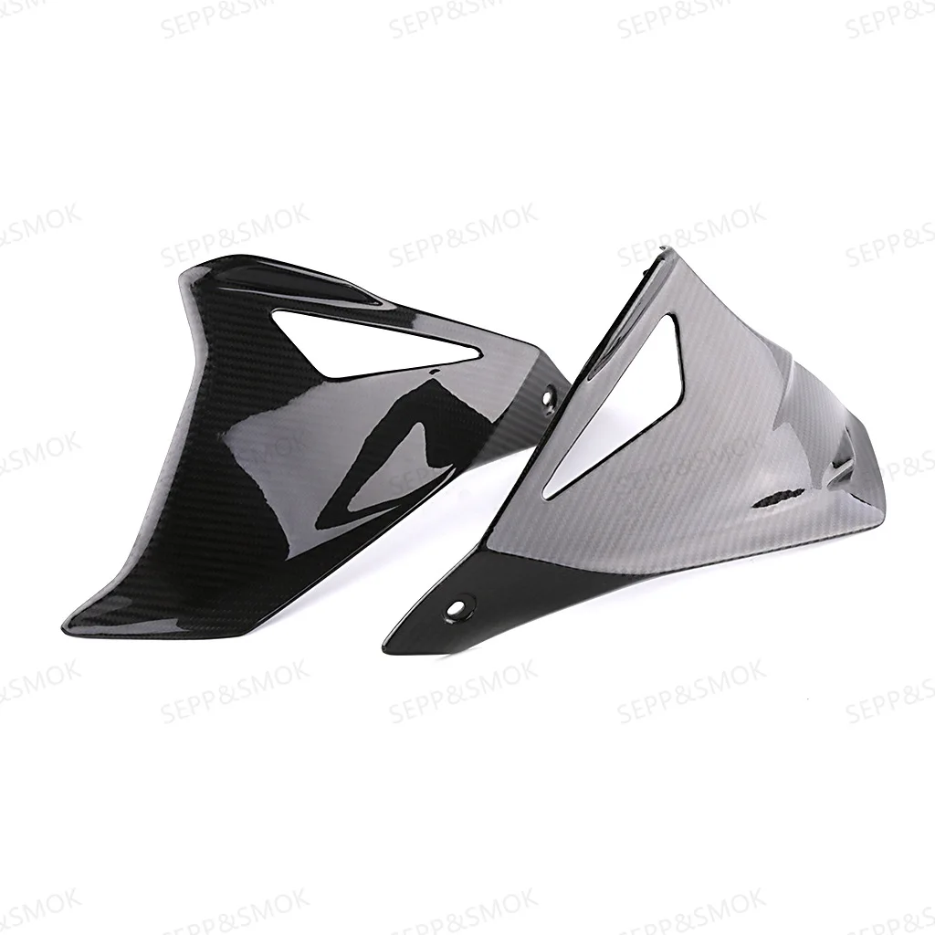 

Motorcycle Carbon Fiber Left Right Frame Fairing Panel Kits Guard Cover For Yamaha MT-10 2016 - 2018