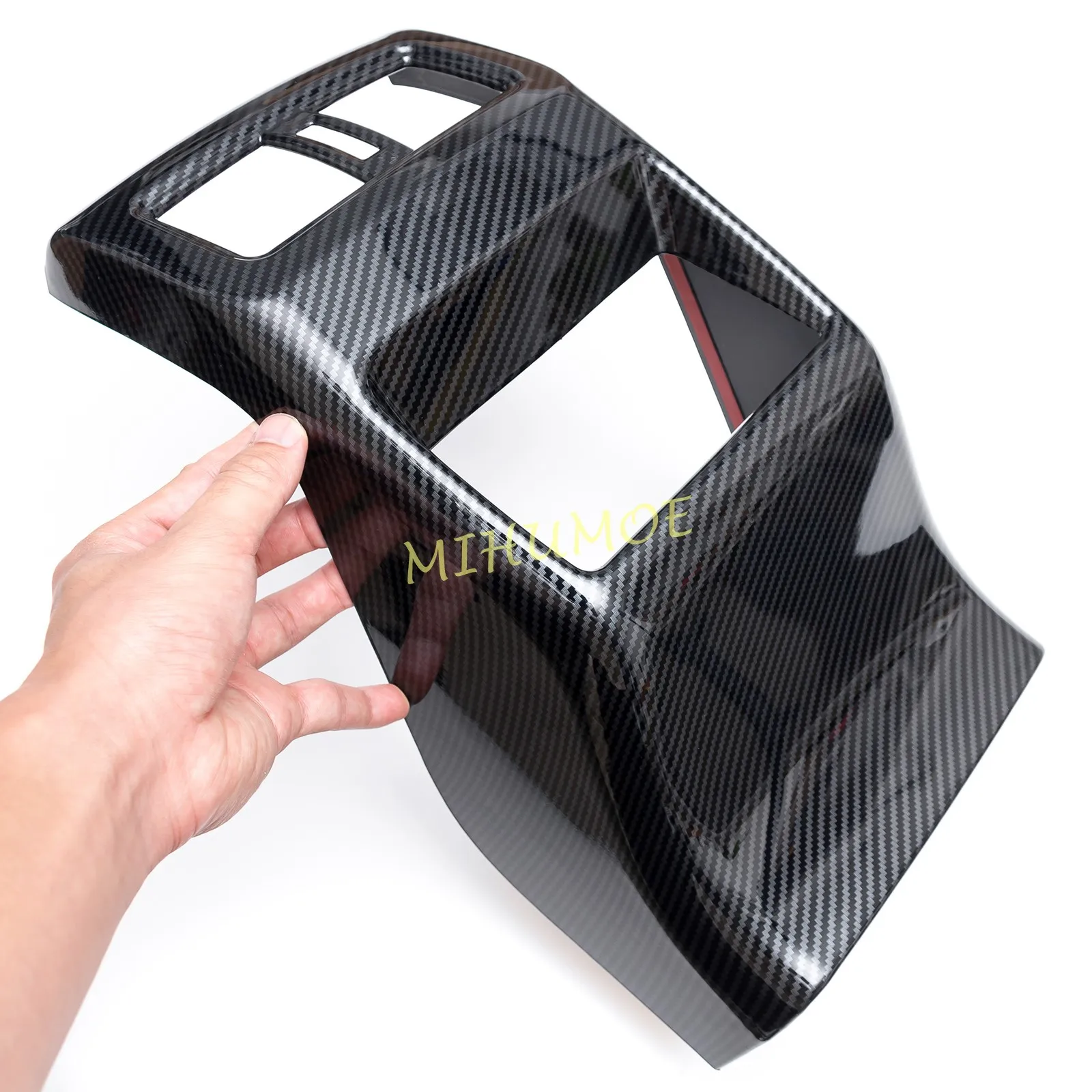 Накладка на подлокотник заднего сиденья из углеродного волокна для Nissan Rogue X-Trail T33