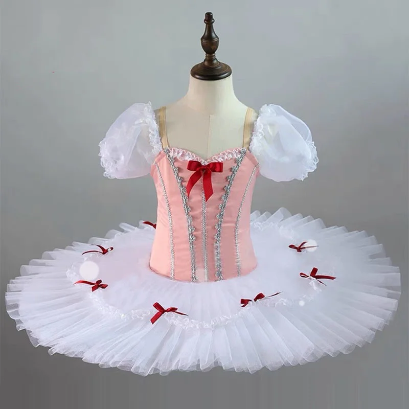 

2022 Ballet Tutus For Adults Kid Girls Ballet Tutu Ballerina Dress Women Pink Classical Pancake Tutu Dancing Costume Dress Child