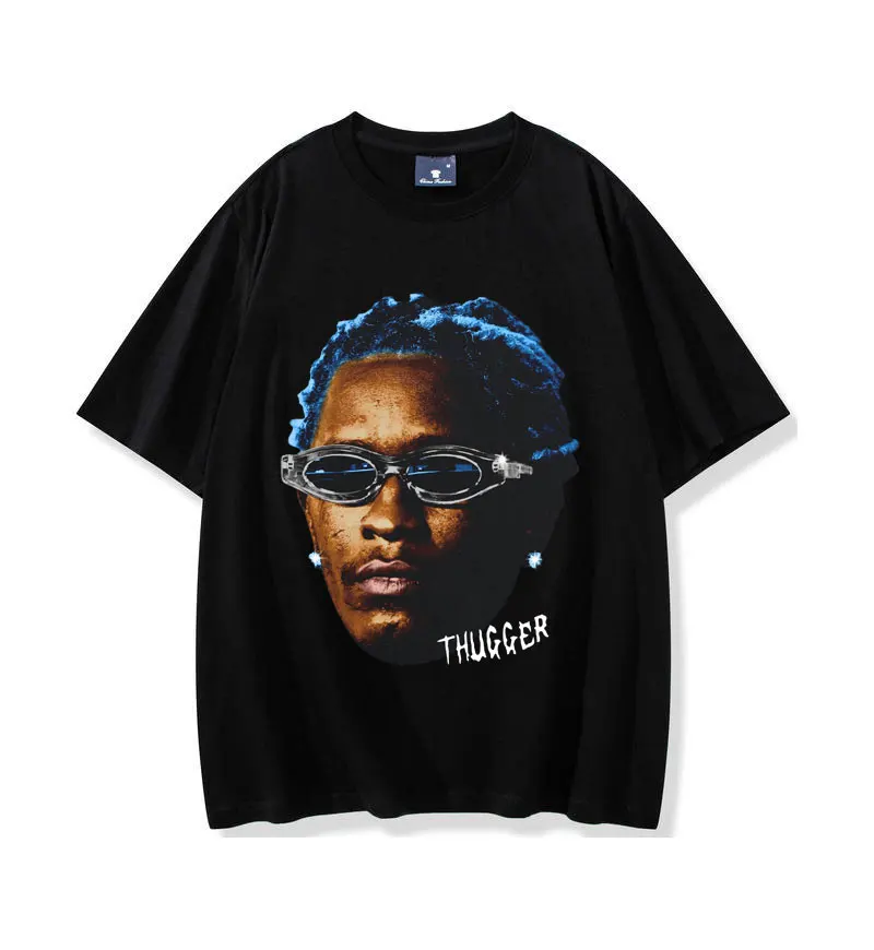 

Rapper Young Thug Graphic T Shirt Men Women Fashion Hip Hop Style Tshirt Casual Cotton Short Sleeve T Shirts Harajuku Streetwear