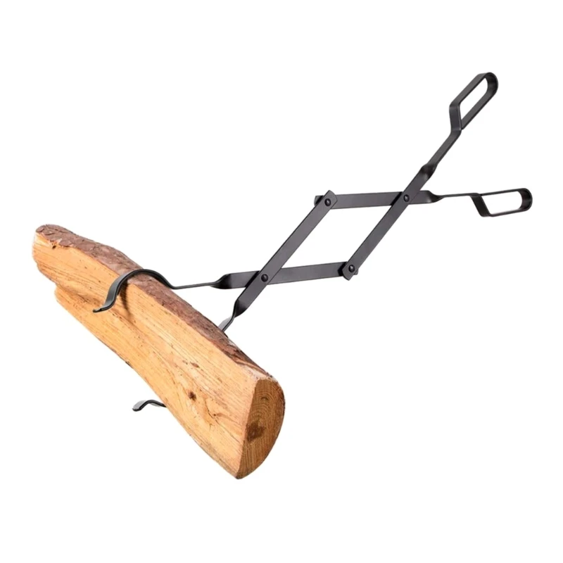 Щипцы для каминов 26-дюймовые сверхмощные камины из кованого железа и стали