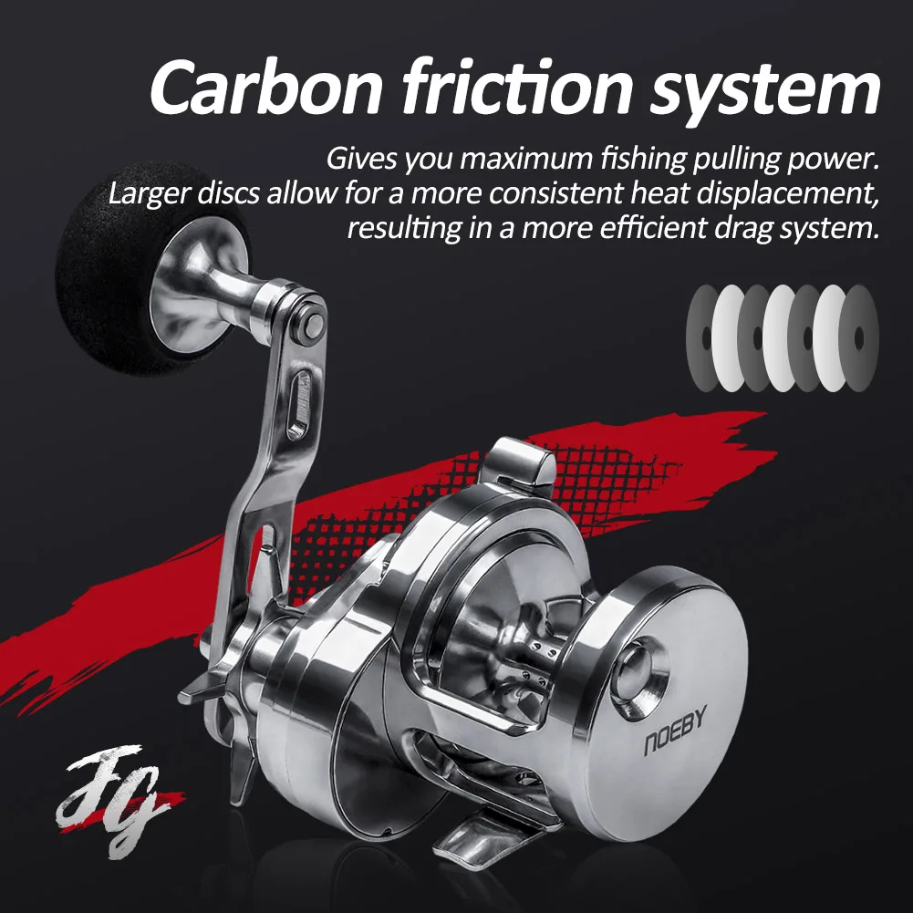 Катушка NOEBY для медленной отсадки 5 2:1 левая катушка морской рыбалки лодки