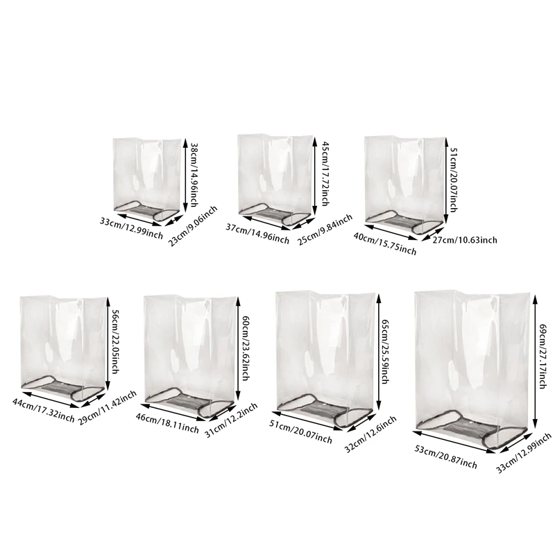 Пылезащитный водонепроницаемый защитный чехол от Clyine искусственный материал PVCH