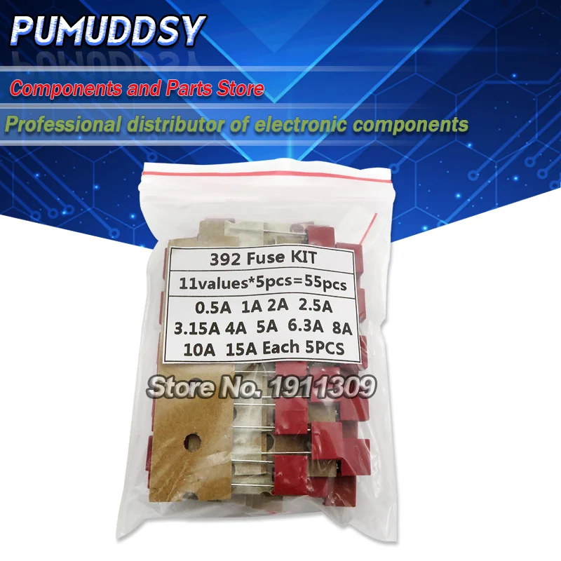 

Набор предохранителей PUMUDDSY 55 шт.