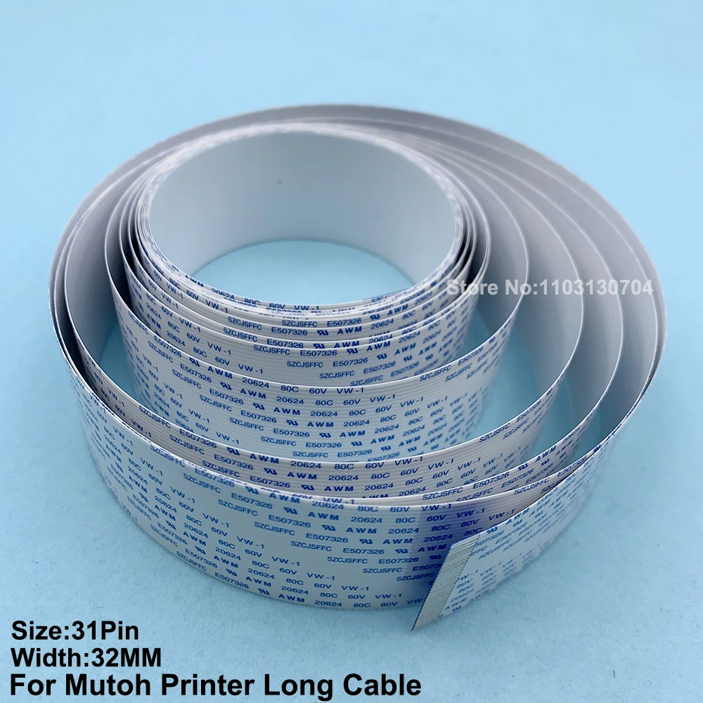 4 шт. Mutoh Long Date Cable 31Pin FFC плоский кабель DX5 Печатающая головка для ValueJet VJ1604 VJ1624 VJ1204