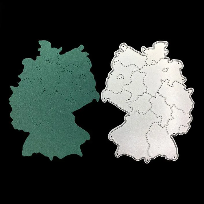 Голландская карта Нидерландов сделай сам металлические Вырубные штампы