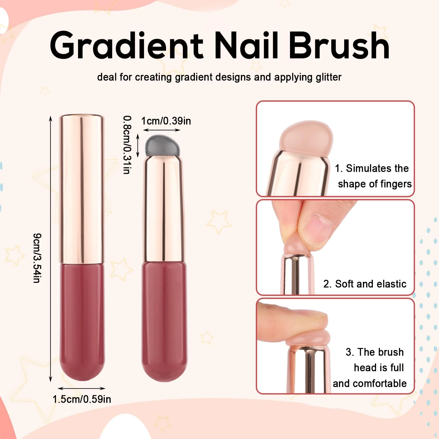 Роскошный ультрамягкий набор кистей Mium для безупречного макияжа и дизайна