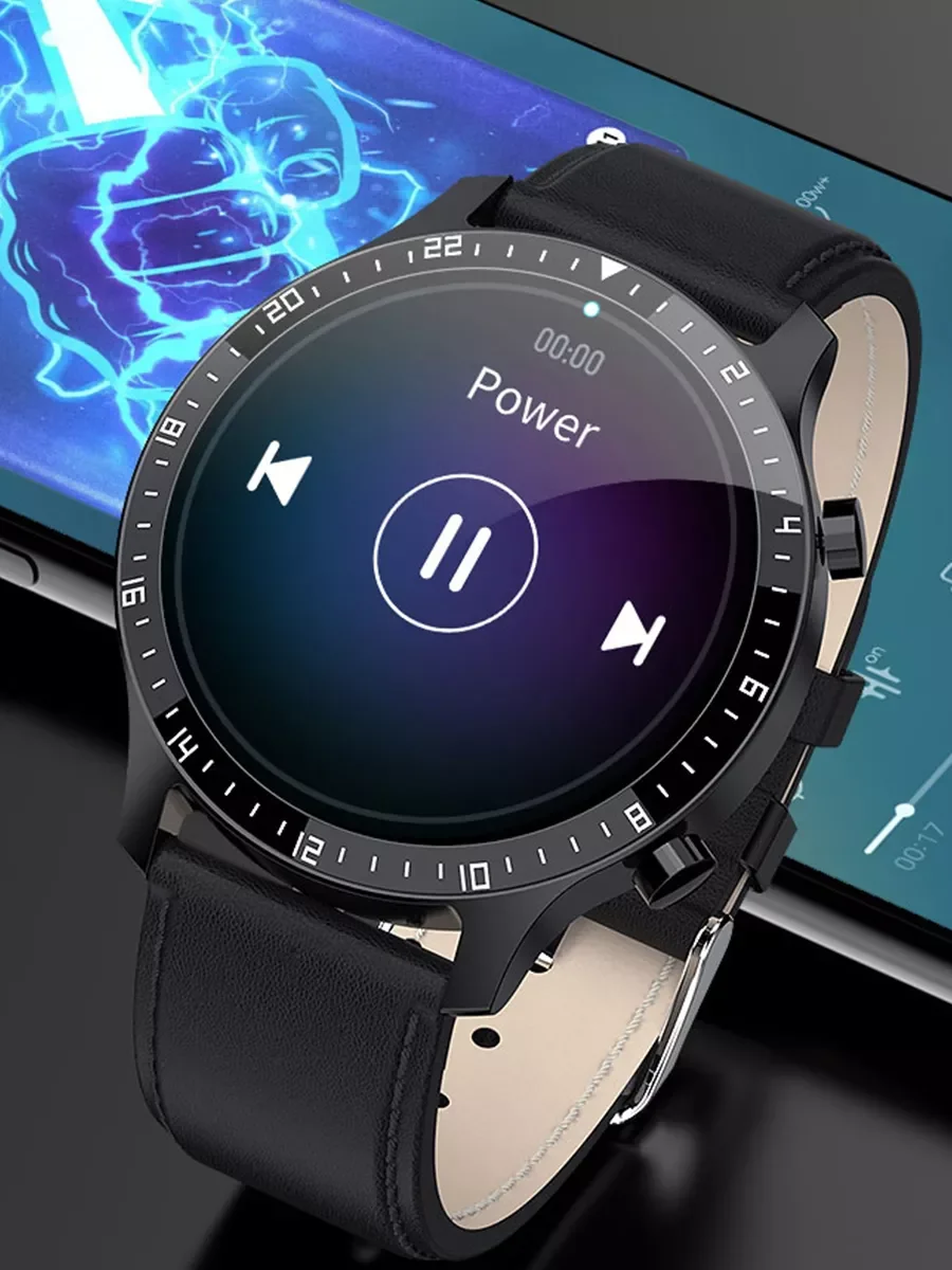 

IOS Android HD Screen Smart Watch Men Full Touch Blood Pressure Heart Rate Monitor Women Fitness SmartWatch GT2 Waterproof IOS A