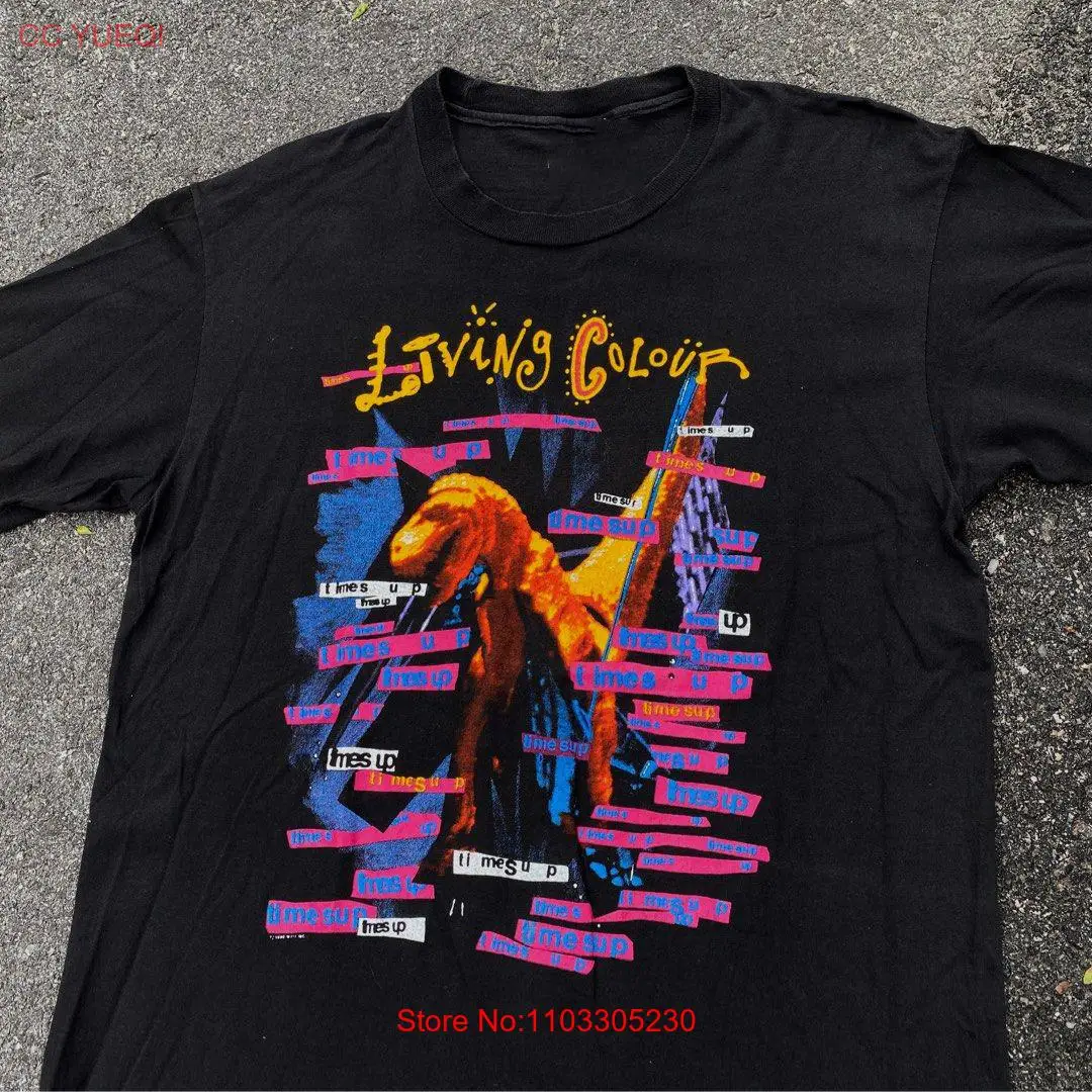 Винтажная футболка Living Colour Promo Tour 1990 IL095