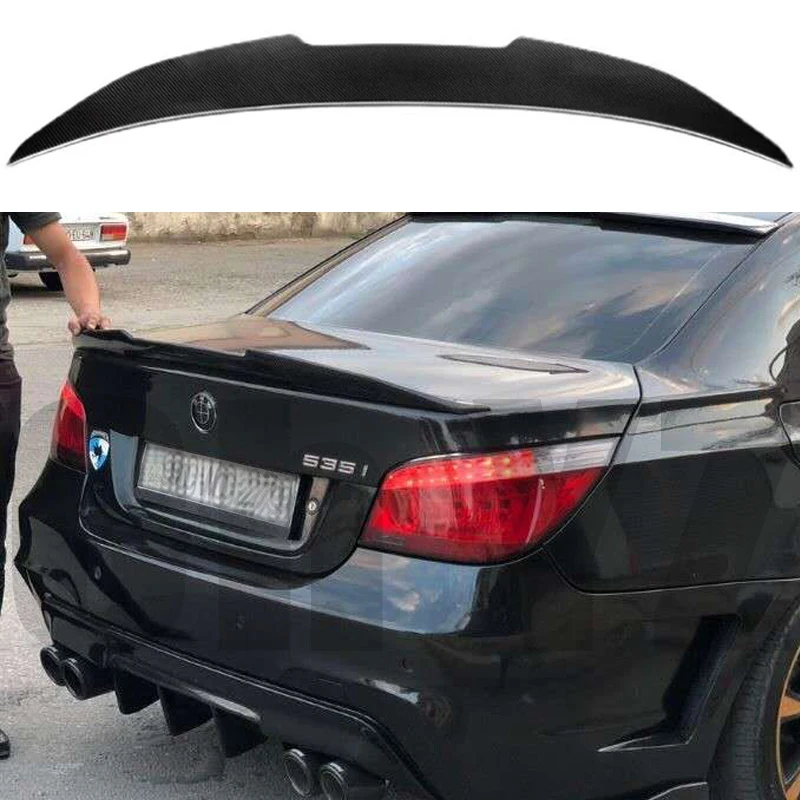 Стильный задний спойлер M4 для BMW 5 серии E60 Автомобильный багажника сплиттер