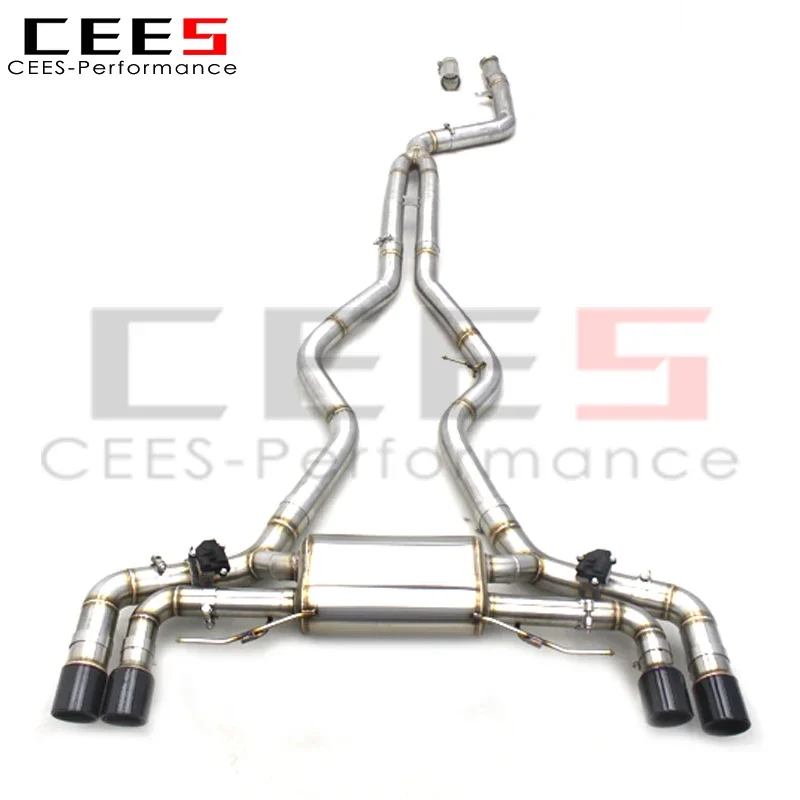 CEES Performance Титановые выхлопные системы Catback для BMW M340/M340i G20 3.0T 2019-2023 гоночный