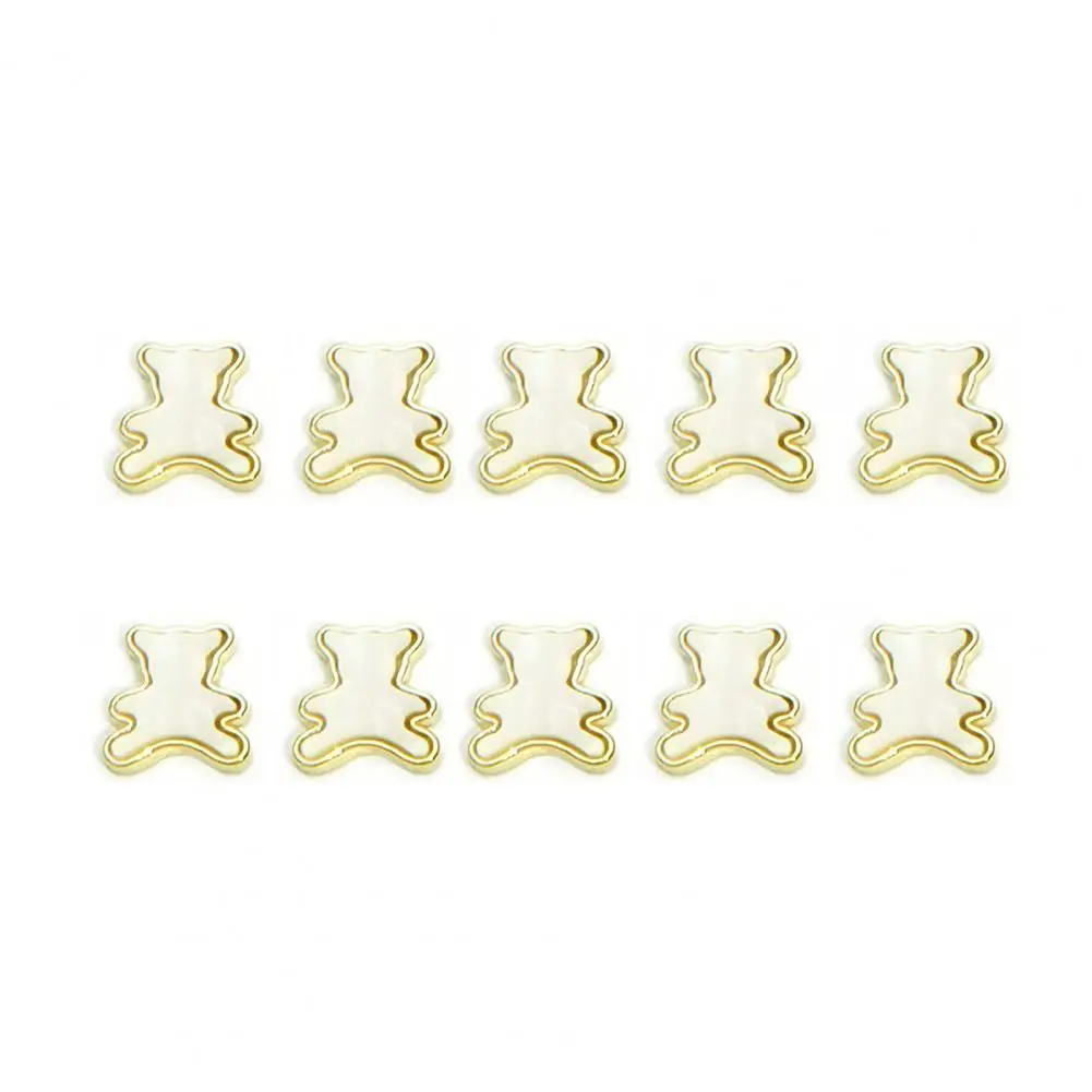 

10 шт. украшения для дизайна ногтей изысканные бабочки пчела цветок медведь подвески блестящий 3D Маникюр Стразы Украшение материалы для ног...