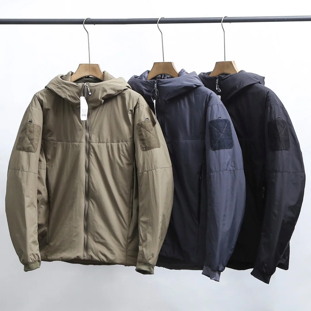 

MM1123 Men Cold WX LT Ultra Light Waterproof Windproof Hiking Hooded Jackets Mens Winter Warm Soft Trekking Outdoor Coat