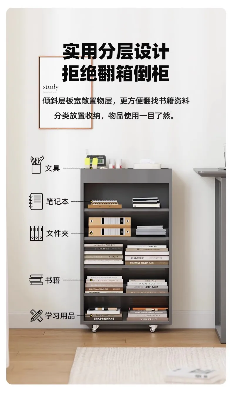 Съемная книжная полка из цельного дерева напольная для дома современный простой