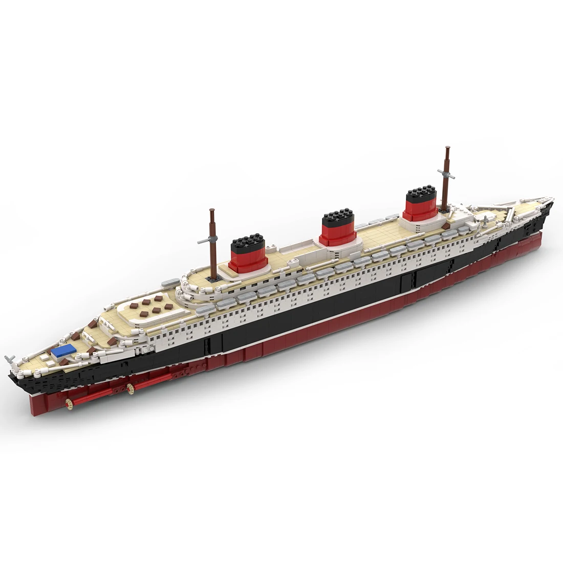 

Creative Expert MOC Ocean Liner 1:400 Scale Copy 3328 Pcs/Set SS Normandie Building Block Model Holiday Gift MOC-61595