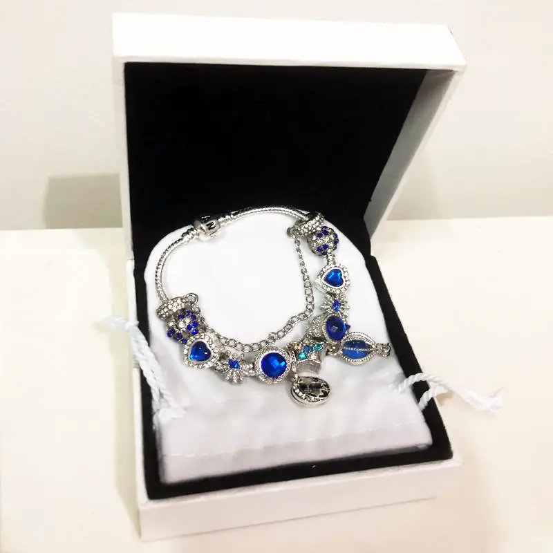 

DIY Charm Bracelet Navy Blue Creative Bracelet