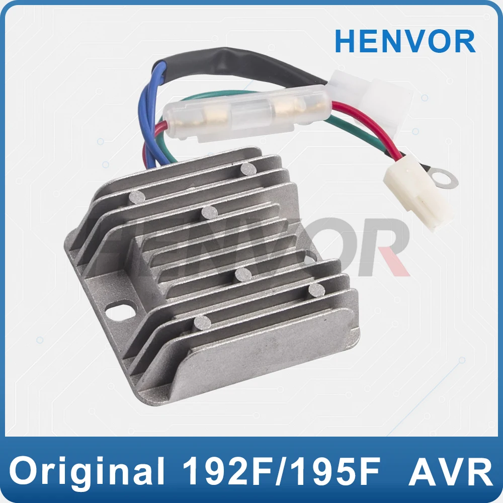 Фото Модуль зарядного устройства для дизельного двигателя AVR, автоматический регулятор напряжения, стабилизатор-выпрямитель для 186F 170F 173F 178F 188F, детали генератора №1