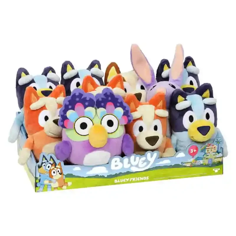 Аутентичная мягкая плюшевая собака голубая от MOOSE семейная игрушка-персонаж