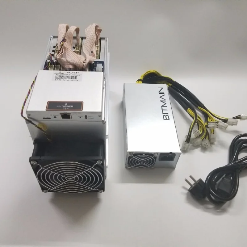 

Used AntMiner T9+ 10.5T Bitcoin BCH BTC Miner With BITMAIN 1600W PSU Economic Than Antminer S9 S9i S9j Z9 Mini WhatsMiner M3