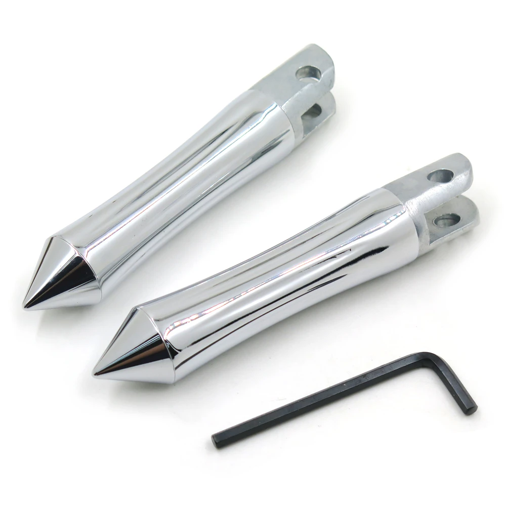 Front Spike Foot Pegs For Honda Cbr Rvt1000r Rc51 Vfr750f Cb1000 Cbr1100xx Chr